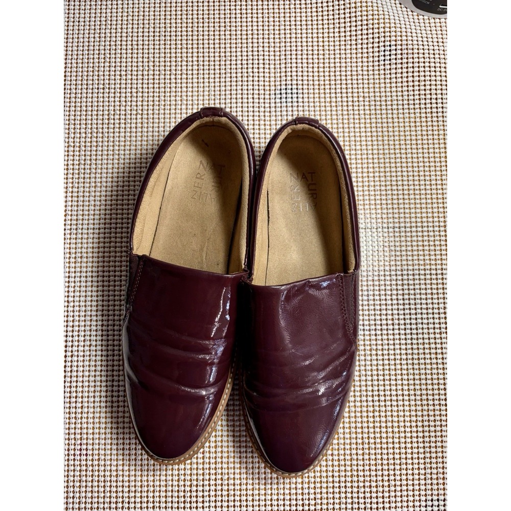 Naturalizer Burgundy All Man Made Slip On Loafer US Size 9.5 M